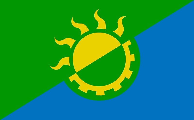 Solarpunk flag.