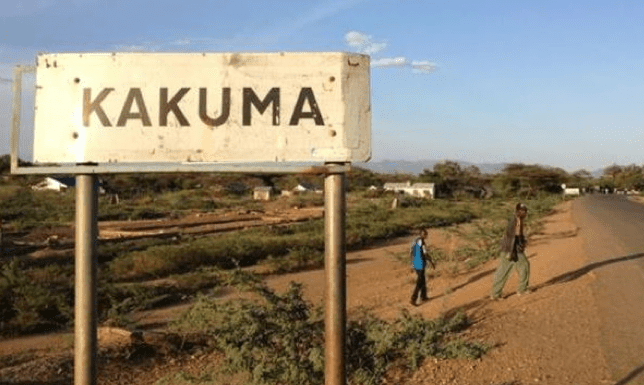 Kakuma welcome sign refugee camp